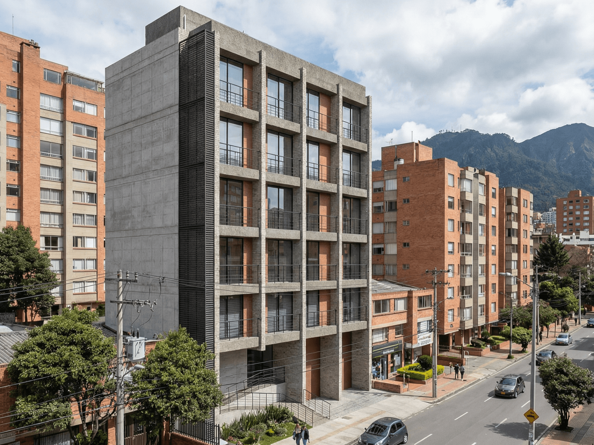 Render exterior de proyecto inmobiliario — Zölf